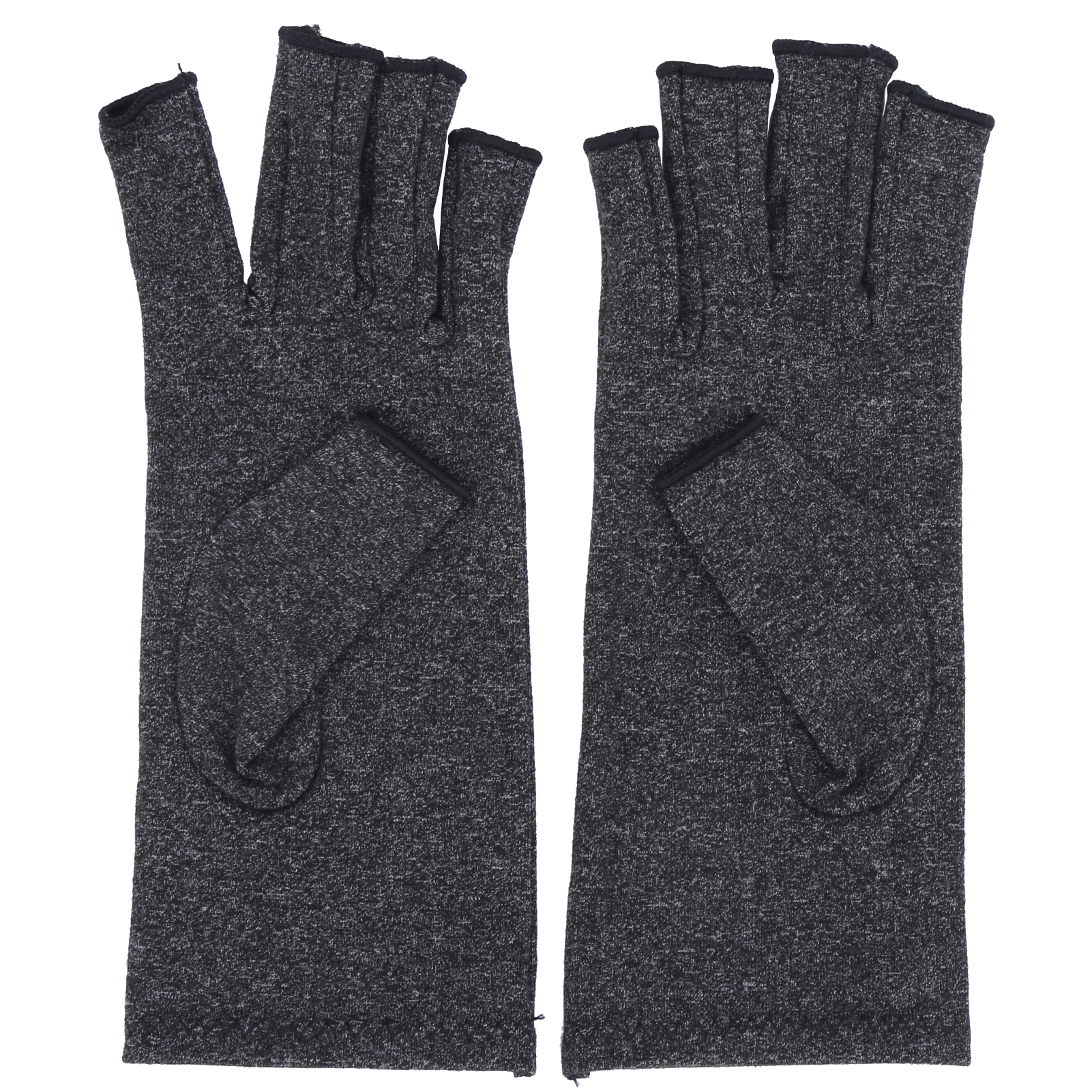 OTVIAP Arthritis Compress Breathable Non‑slip Nursing Half‑finger Gloves Training Sport